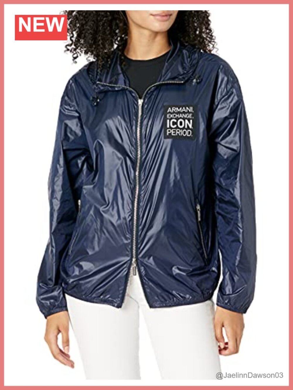 Lightweight Windbreaker Anorak Zip Jacket Letter Print Logo Long Sleeve